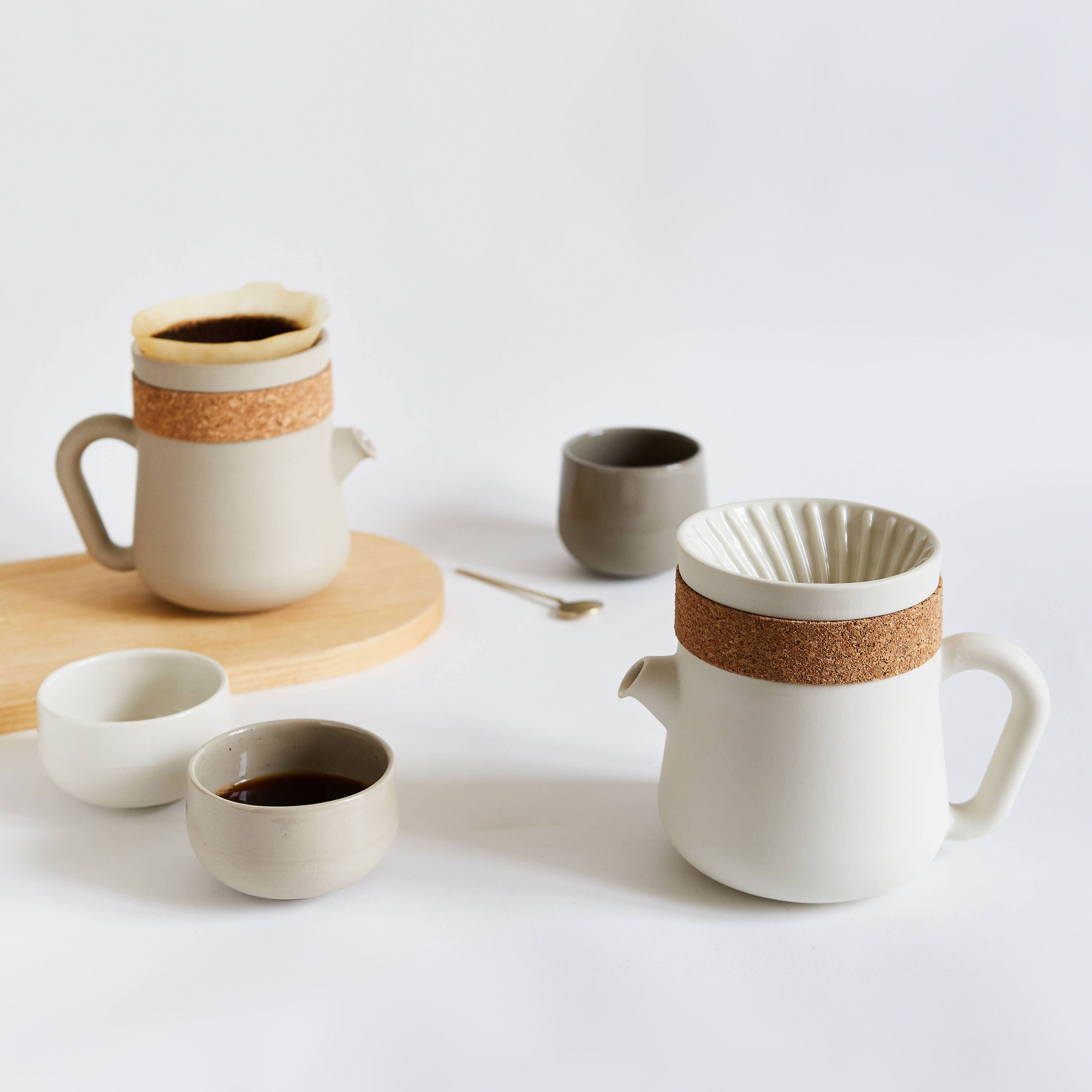 Frido Filterkaffeekanne klein, cream