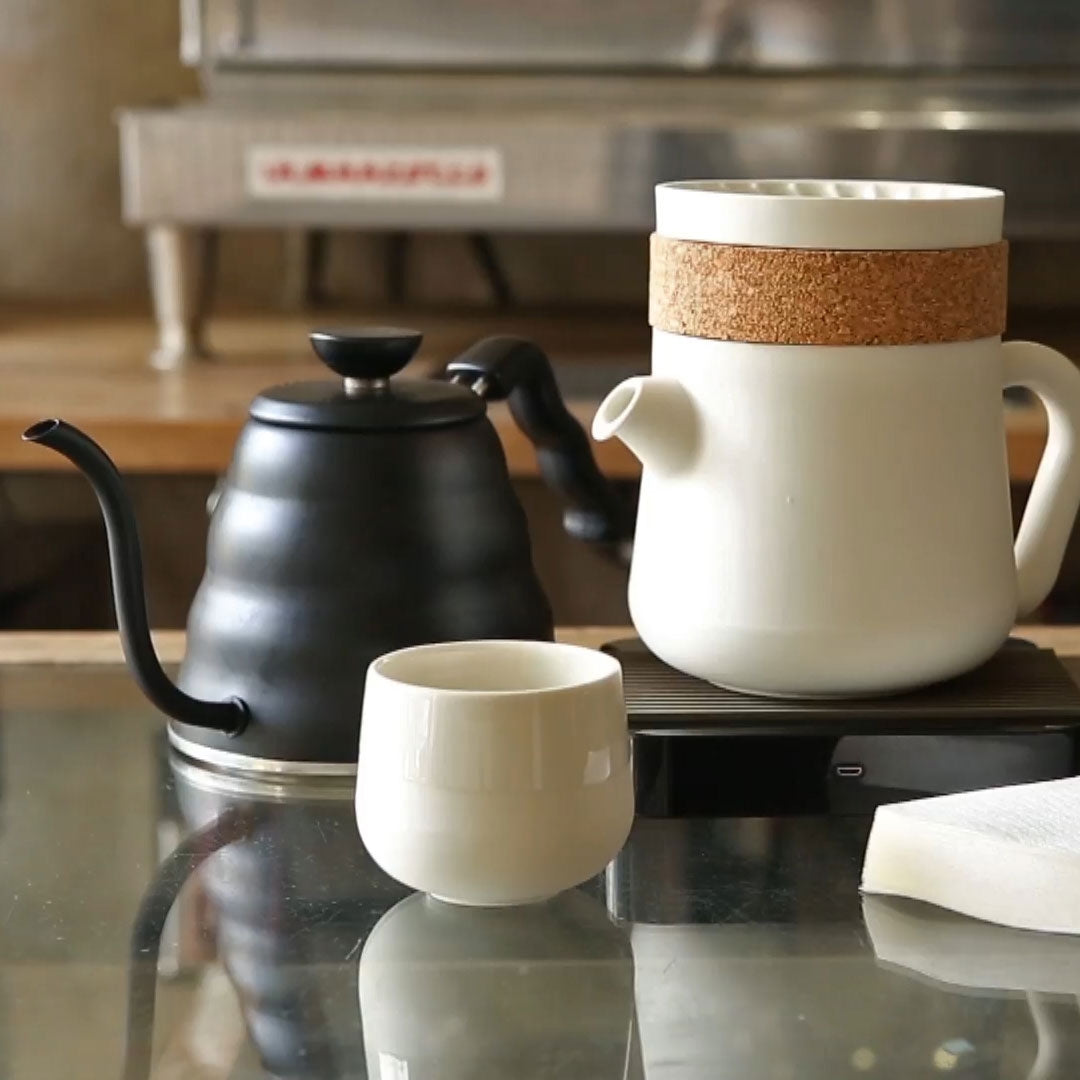 Frida Filterkaffeekanne groß, cream