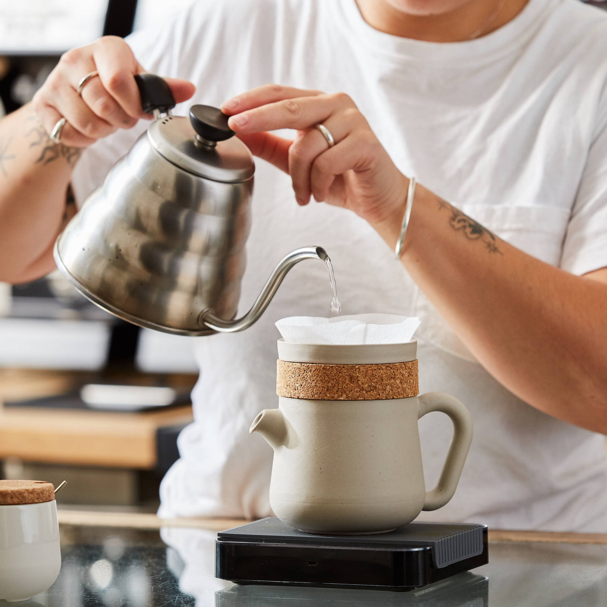 Frido Filterkaffeekanne klein, sand