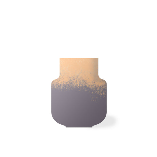 Vase Capri piccolo, Mauve/Orange